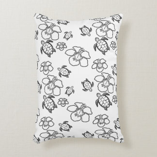 Hawaiian Pattern Adult Colouring Pillow