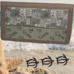 Hawaiian Petroglyph Wallet<br><div class="desc">The beauty and allure of the Hawaiian islands knows no boundaries. It is a place and culture loved by millions of people the world over. Fill your home with Aloha! My shop features several Hawaiian designs including contemporary Hawaiian quilt, traditional tapa, Aloha shirt themed prints and lovely Hawaiian floral prints....</div>