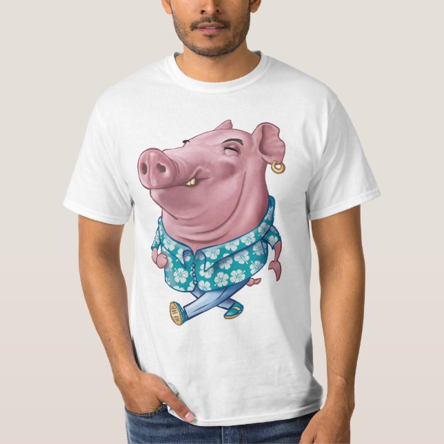 Hawaiian Pig T-Shirt (Front)