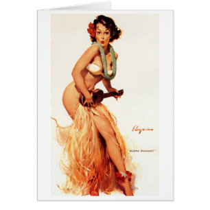Hawaiian Pin Up