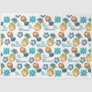 Hawaiian Pineapple and Hibiscus Tissue Paper