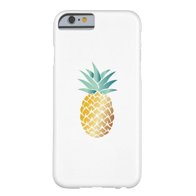 Hawaiian Pineapple Modern iPhone 6/6S Cases (Back)