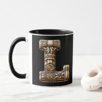 Hawaiian Polynesian Aloha Letter L Custom Initial