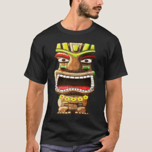 Hawaiian Polynesian Tiki Statue T-Shirt