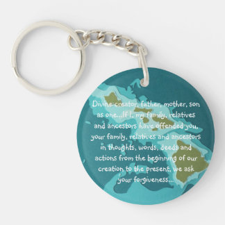 Hawaiian prayer key ring