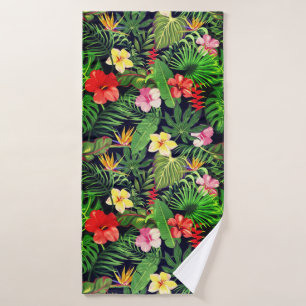 Hawaiian Print Bath Towel