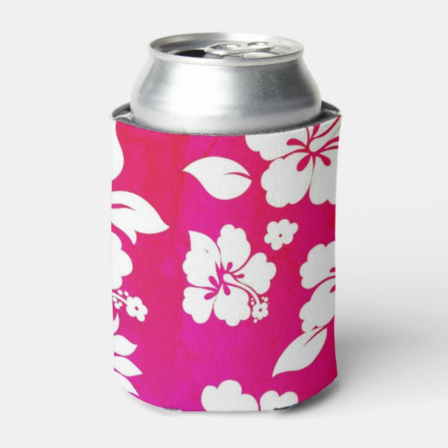 Hawaiian Print  Can Cooler (Can Front)
