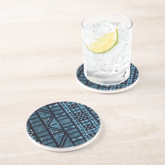 Hawaiian Print Coaster (Side)