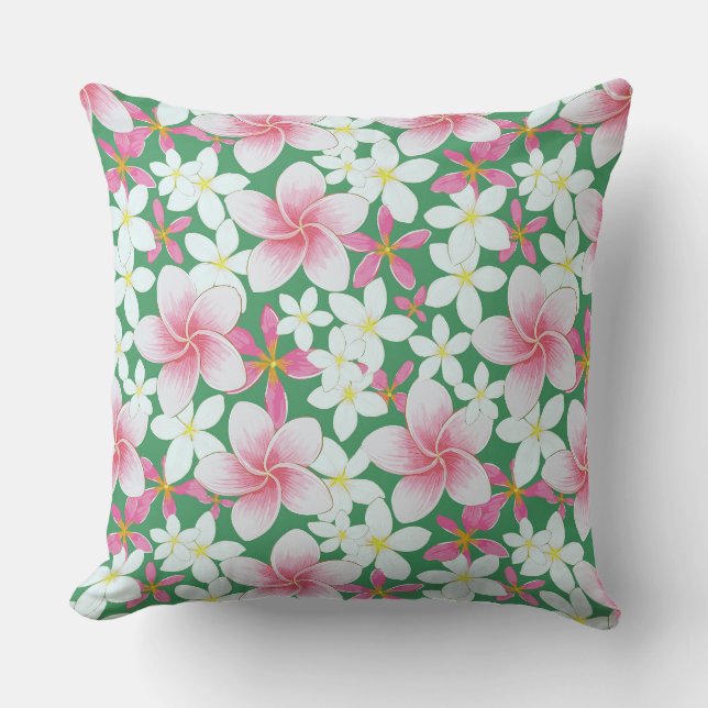 Hawaiian print  cushion (Front)