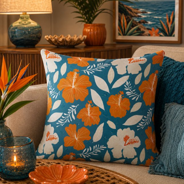Hawaiian print  cushion (Creator Uploaded)
