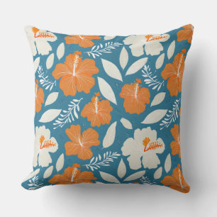 Hawaiian print cushion