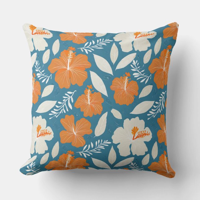 Hawaiian print  cushion (Front)