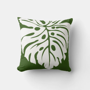 Hawaiian print decor pillow