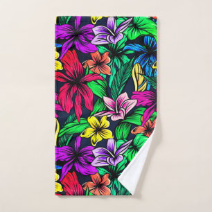 Hawaiian Print Hand Towel