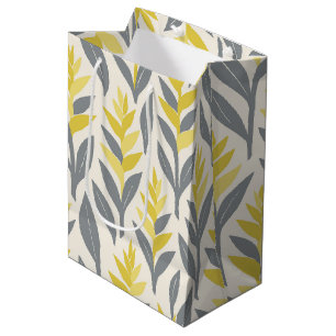 Hawaiian print heliconia medium gift bag