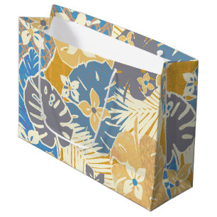 Hawaiian print  large gift bag