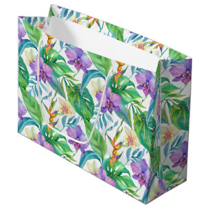 Hawaiian print  large gift bag