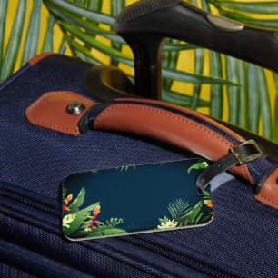 Hawaiian Print  Luggage Tag