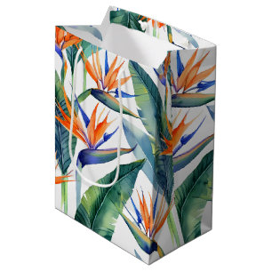 Hawaiian print  medium gift bag