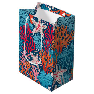 Hawaiian print  medium gift bag