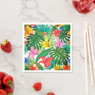 Hawaiian Print  Napkin
