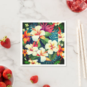 Hawaiian Print  Napkin