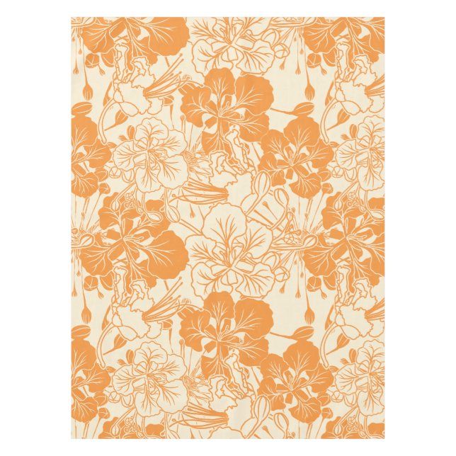 Hawaiian print Ohai Alii flower Tablecloth (Front)