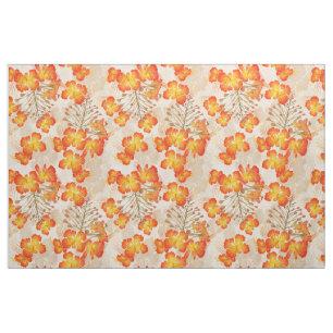 Hawaiian print Ohai Alii Pattern v2 Fabric