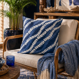 hawaiian print puakenikeni cushion