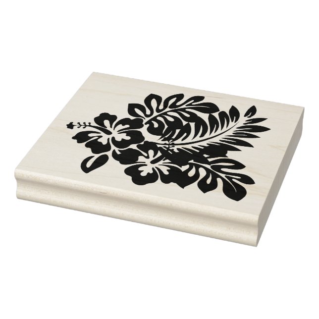Hawaiian Print Rubber Stamp (Stamp)