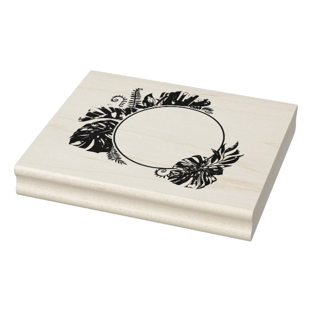 Hawaiian Print Rubber Stamp (Stamp)