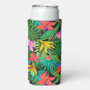Hawaiian Print  Seltzer Can Cooler
