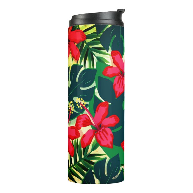 Hawaiian Print  Thermal Tumbler (Rotated Left)