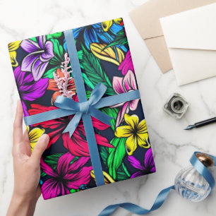 Hawaiian Print Wrapping Paper