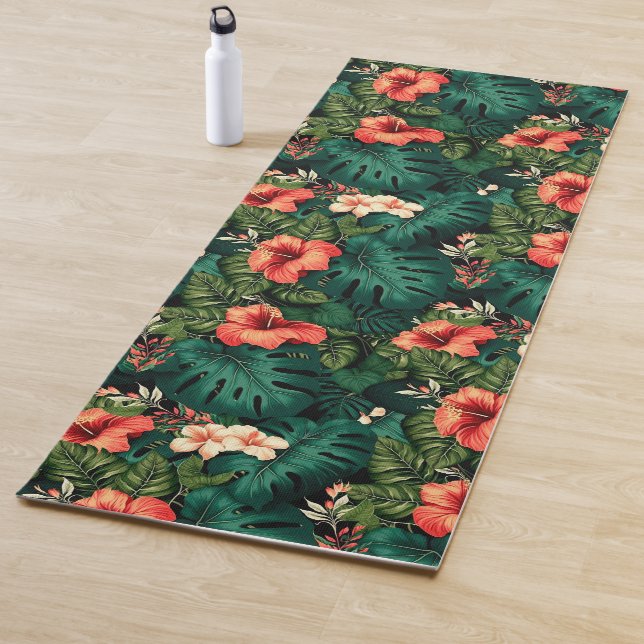 Hawaiian Print Yoga Mat (In Situ)