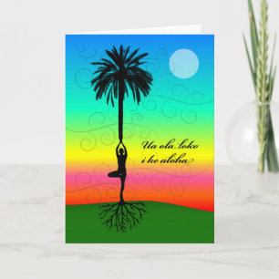 Hawaiian Proverb, Love gives life within, Card