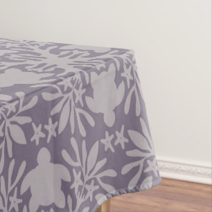 Hawaiian Quilt Honu ( sea turtle ) Tablecloth
