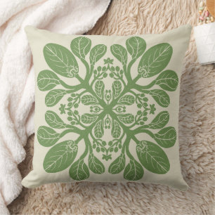 Hawaiian Quilt Naupaka design  Cushion