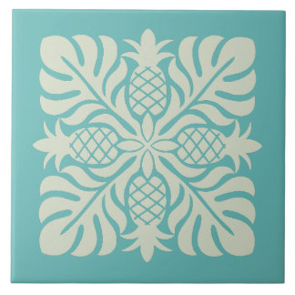 Hawaiian Quilt Pineapple Tile