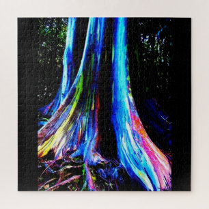 HAWAIIAN RAINBOW EUCALYPTUS TREE JIGSAW PUZZLE