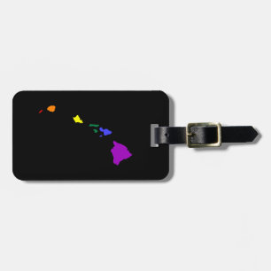 Hawaiian Rainbow Luggage Tag