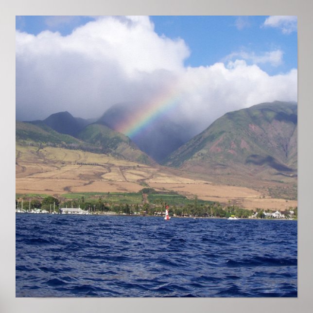 Hawaiian rainbow poster (Front)