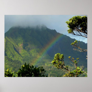 Hawaiian Rainbow Poster