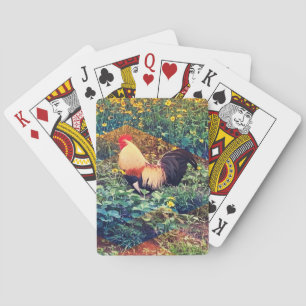 Hawaiian Rooster Playing Cards
