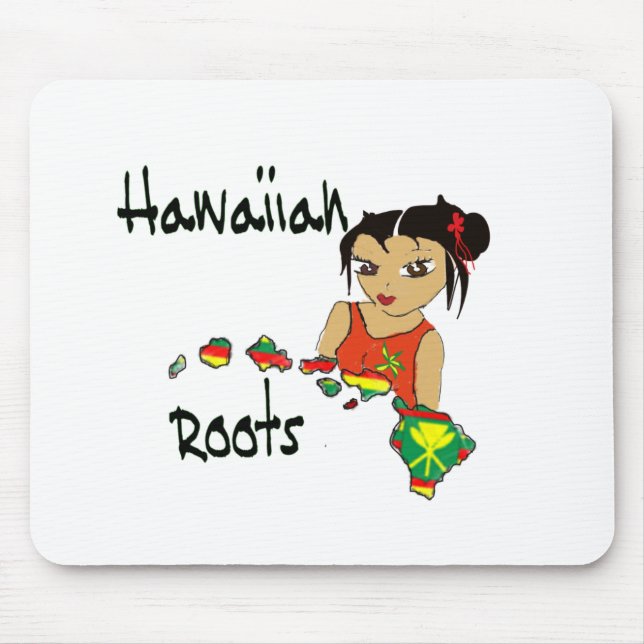 Hawaiian Roots Mouse Mat (Front)
