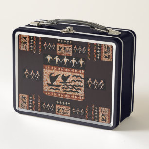 Hawaiian Sailing Canoe Retro Lunch Box