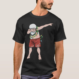 hawaiian santa dab dance Mele Kalikimaka christma T-Shirt