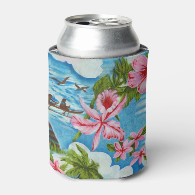 Hawaiian Scenes Can Cooler (Can Front)