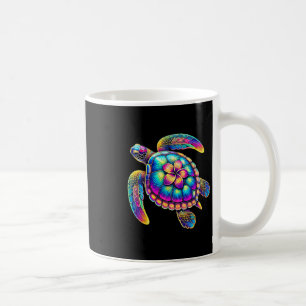 Hawaiian Sea Turtle Colorful Hawaii Vacation  Coffee Mug