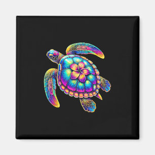 Hawaiian Sea Turtle Colorful Hawaii Vacation Magnet